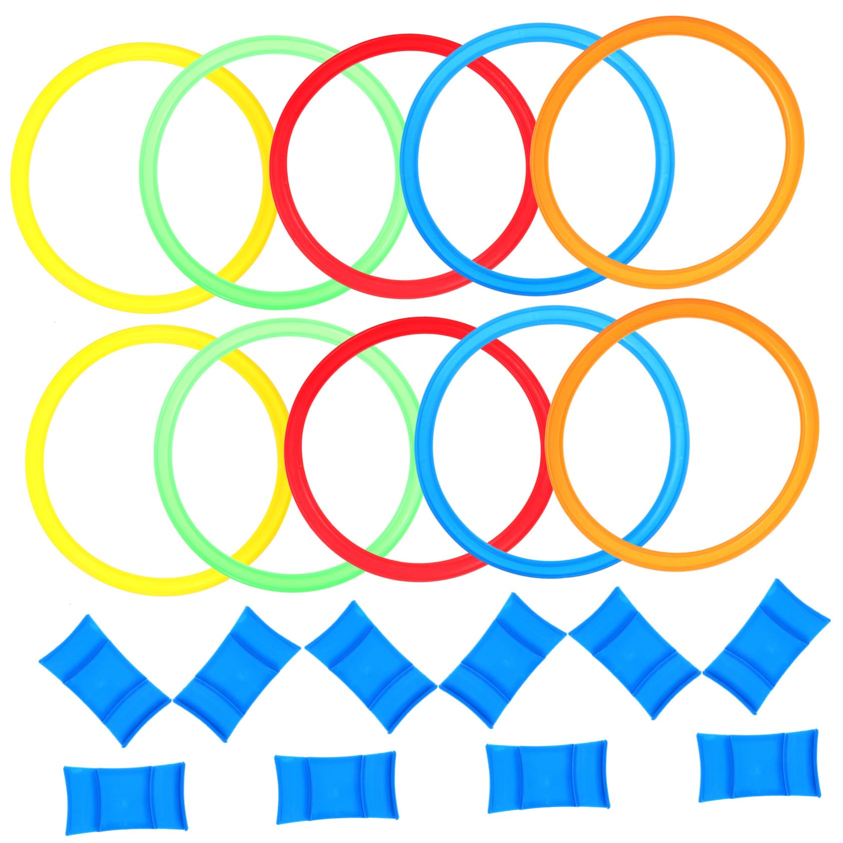 SUPVOX 1Set Toss Rings for Educational Indoor Toss for Agility and Coordination Play for Games Parties and Family Fun