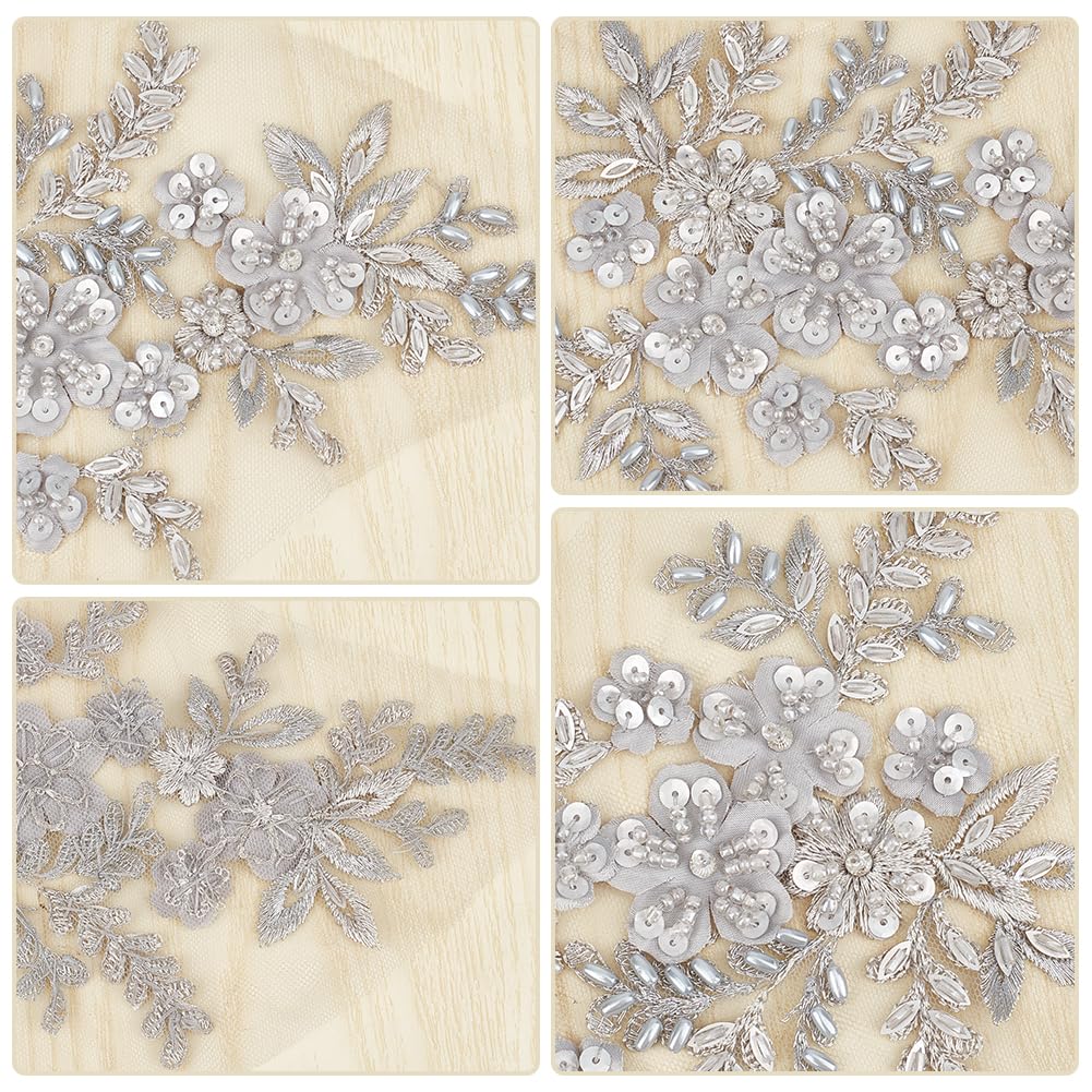 Applicatie rode/roze bloemen | Van Schie Raamdecoratie en Stoffen
