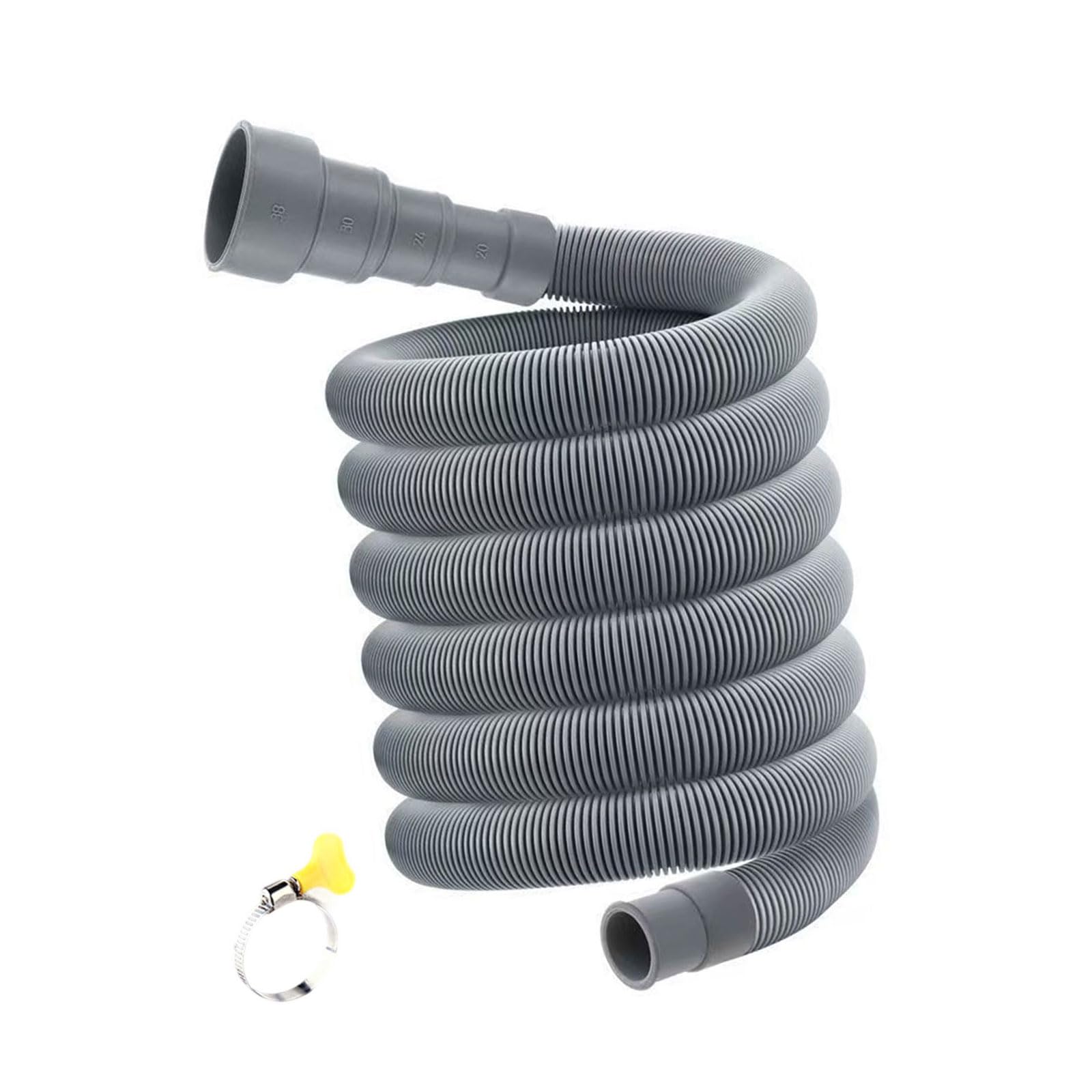 Washing Machine Drainage Hose Extended Drain Hoses Adjustable Length Extension Tube for Household Washer Usage Drain Pipe