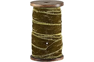 Antiqued Velvet Ribbon: Vintage Charm for Enchanting Creations