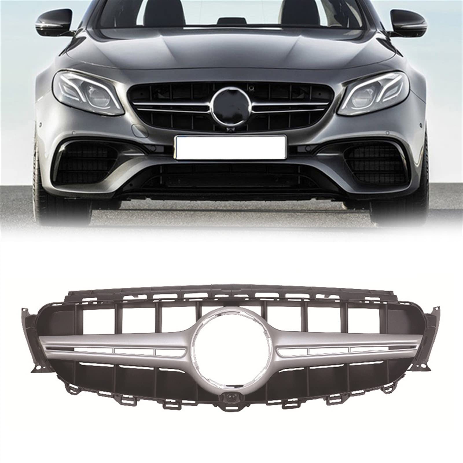 Grille de Calandre Avant pour Mercedes Classe E W213 Look AMG