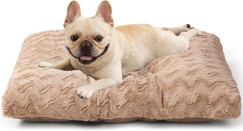 Miniatura 14 de EHEYCIGA Cama reversible para perro, lavable, cómoda y esponjosa para perros y gatos, de tamaño mediano, lavable a máquina, 29 x 21 x 3 pulgadas,