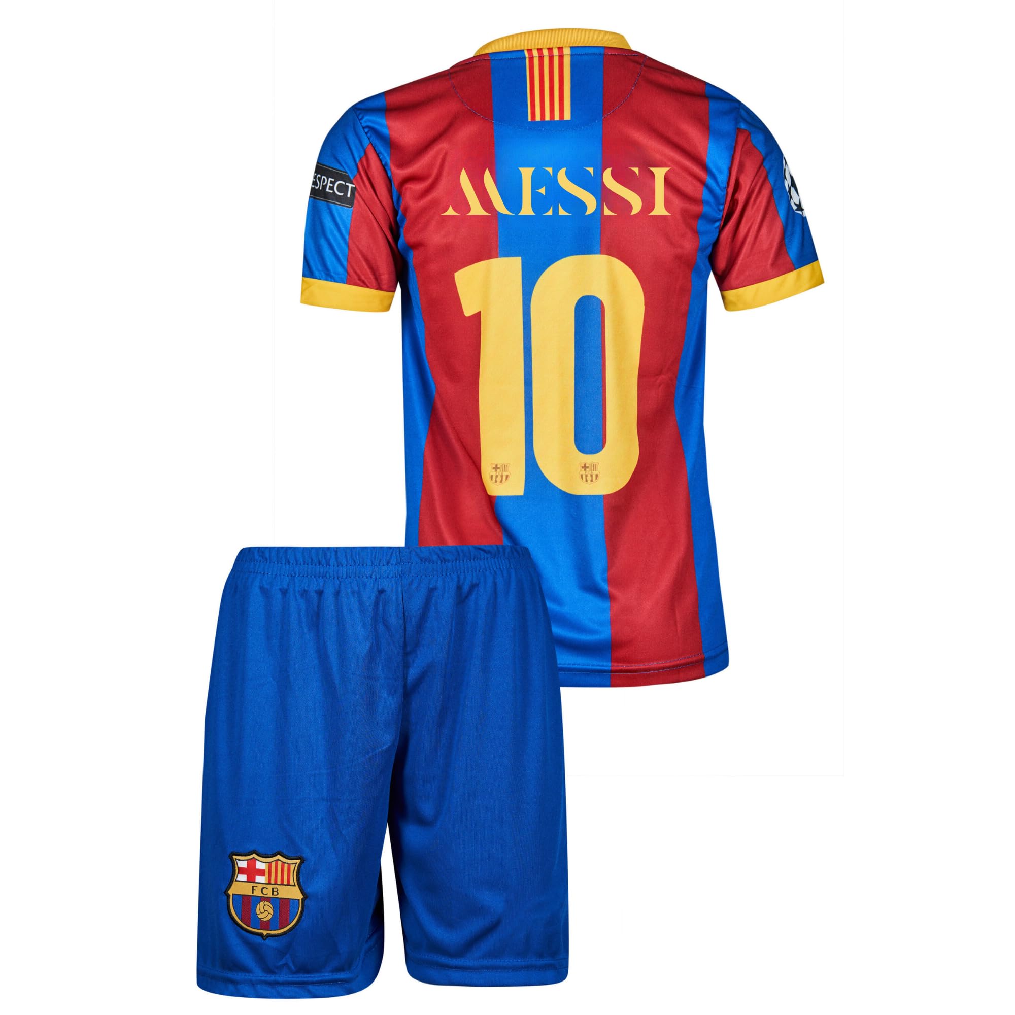 GokaynexRonaldinho Barcelona #10 Nostalgia Children's Jersey with Short, Limited Edition (4-13 Years)