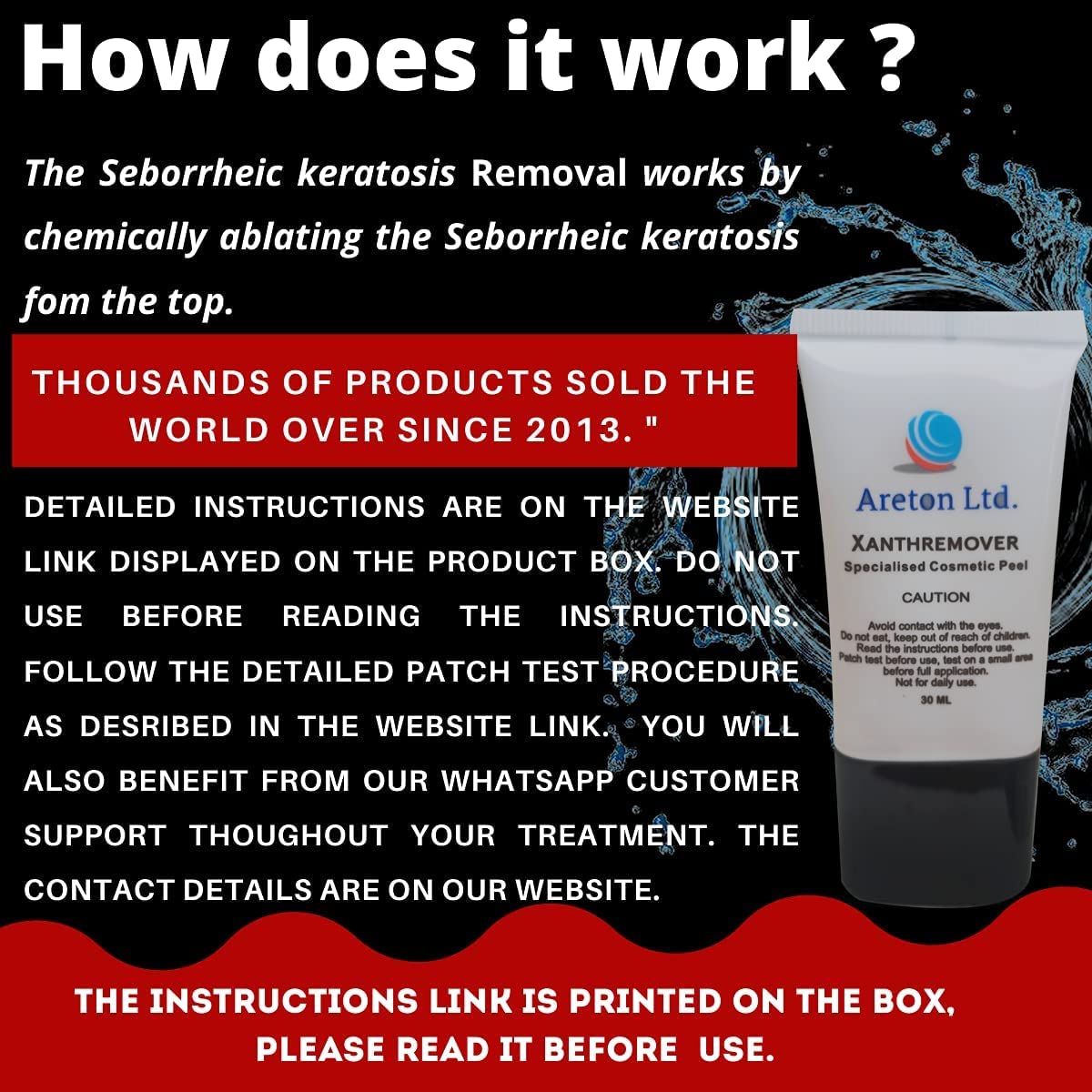 Xanthremover Glycolic Acid Peel 70 Seborrheic keratosis removal