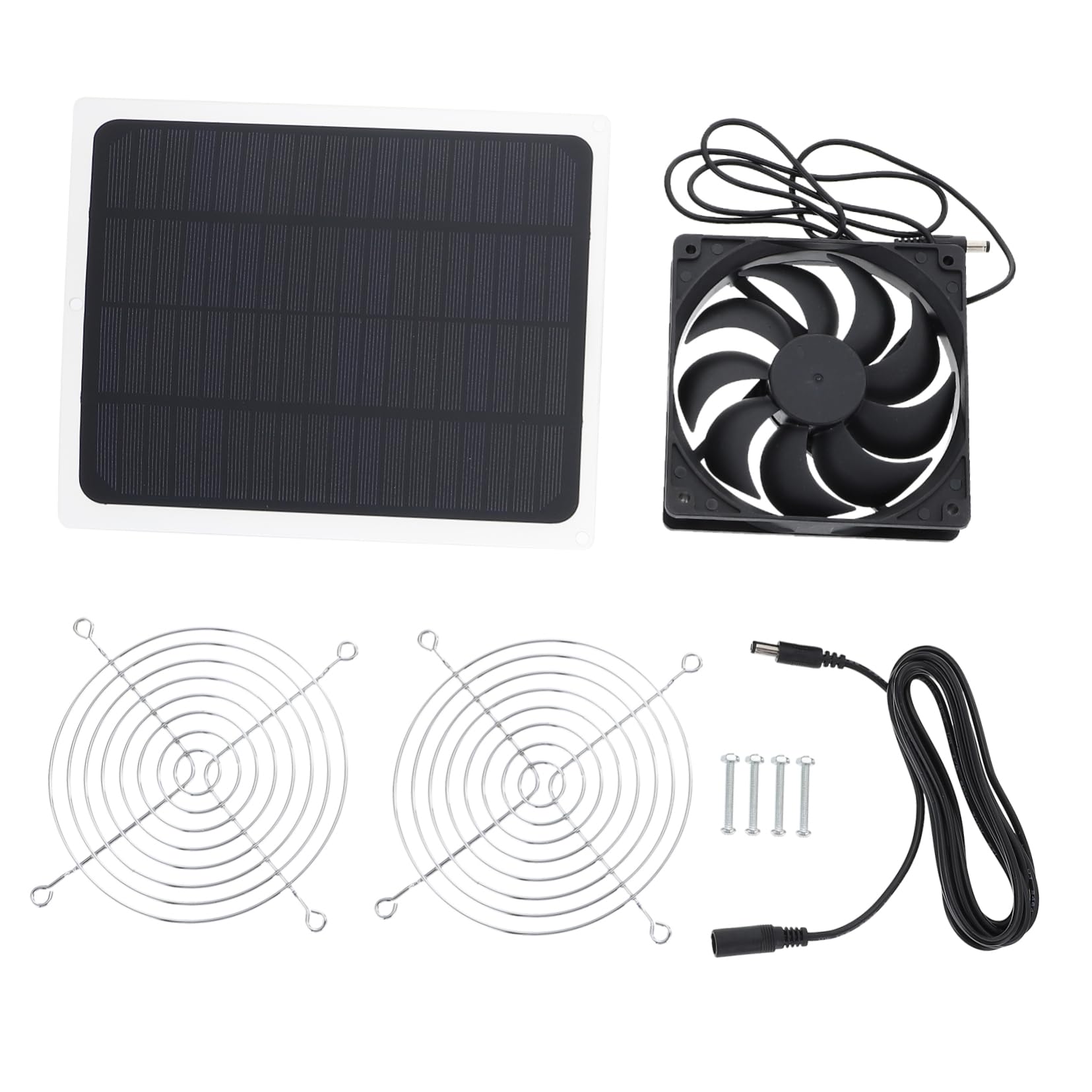 Ventilateur solaire pour poulailler anti humidité extracteur air sans électricité
