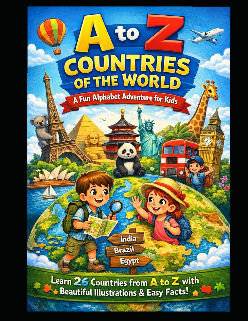 A to Z Countries of the World – A Fun Alphabet Adventure for Kids