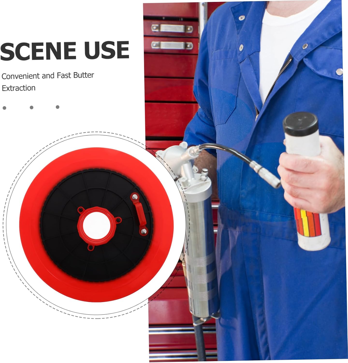 Manual Oil Pressure Plate Oil Suction Pan for Car Maintenance Grease Tray Catch Pan Grease Nipple Leakproof Design