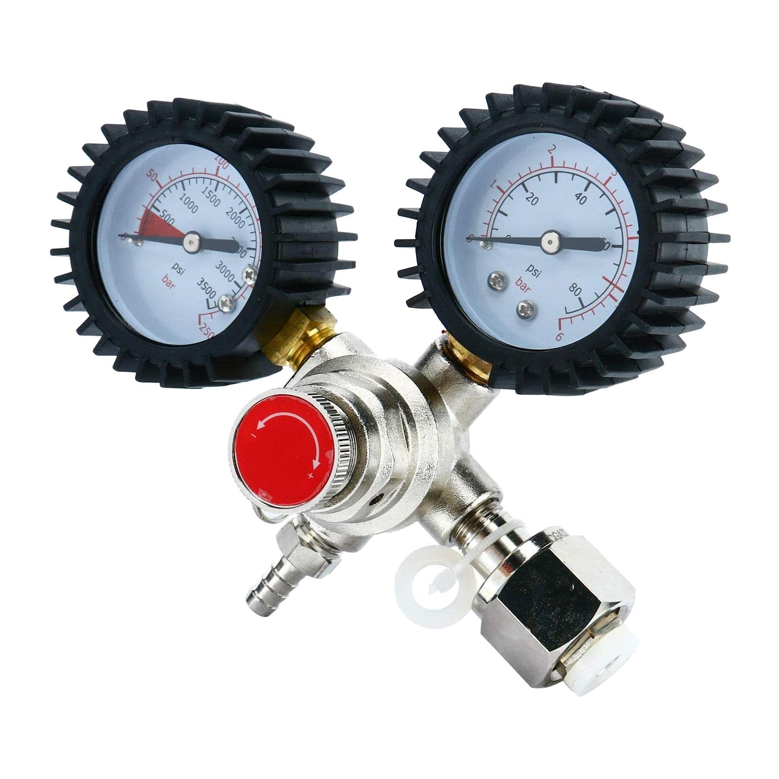 Buy perfk Premium CO2 Kegerator Regulator Safety Pressure Valve 03500 PSI Tanks Pressure for