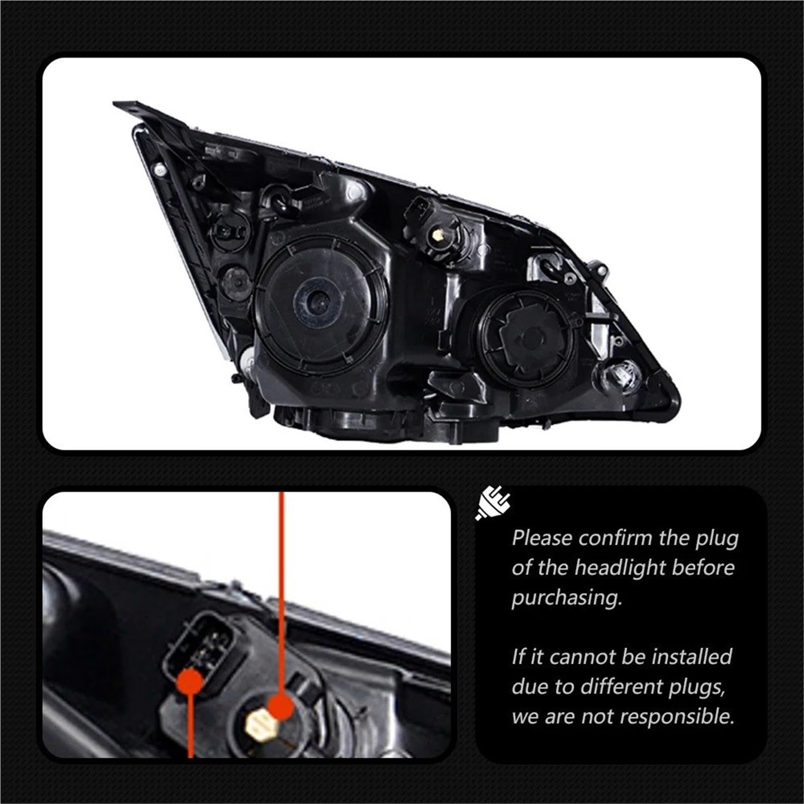 Faro Anteriore per Auto 2007-2011 Fari CRV DRL Indicatore di direzione Buon Fascio Angel Eye Lente proiettore Faro Anteriore Gruppo Faro Auto