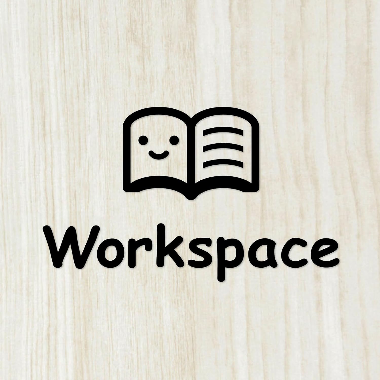 ドアステッカー Workspace 書斎
