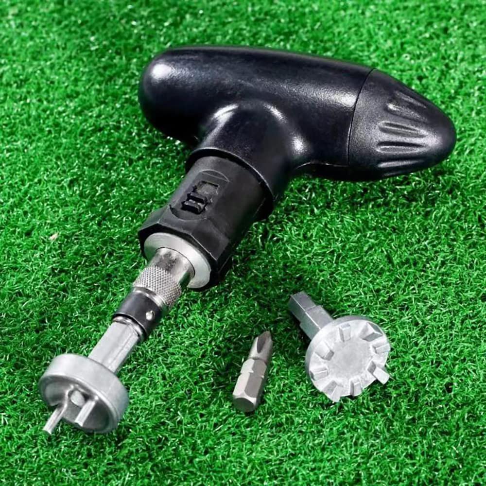 Llave para Zapatos de Golf Acero Inoxidable Herramienta Quitar Tacos Accesorio