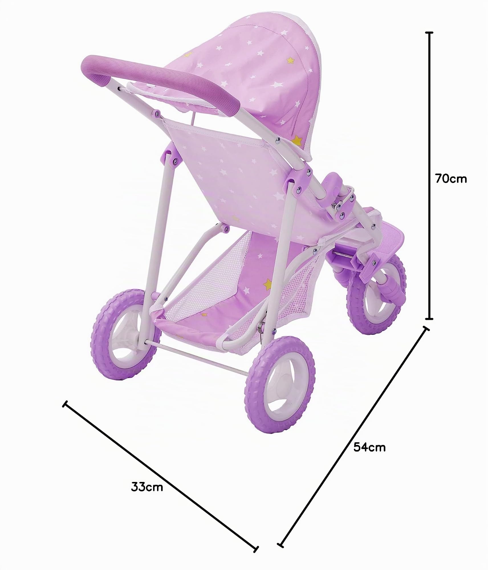 Puppenwagen Babypuppenwagen Kinderwagen Puppenzubehör Olivia's World OL-00006