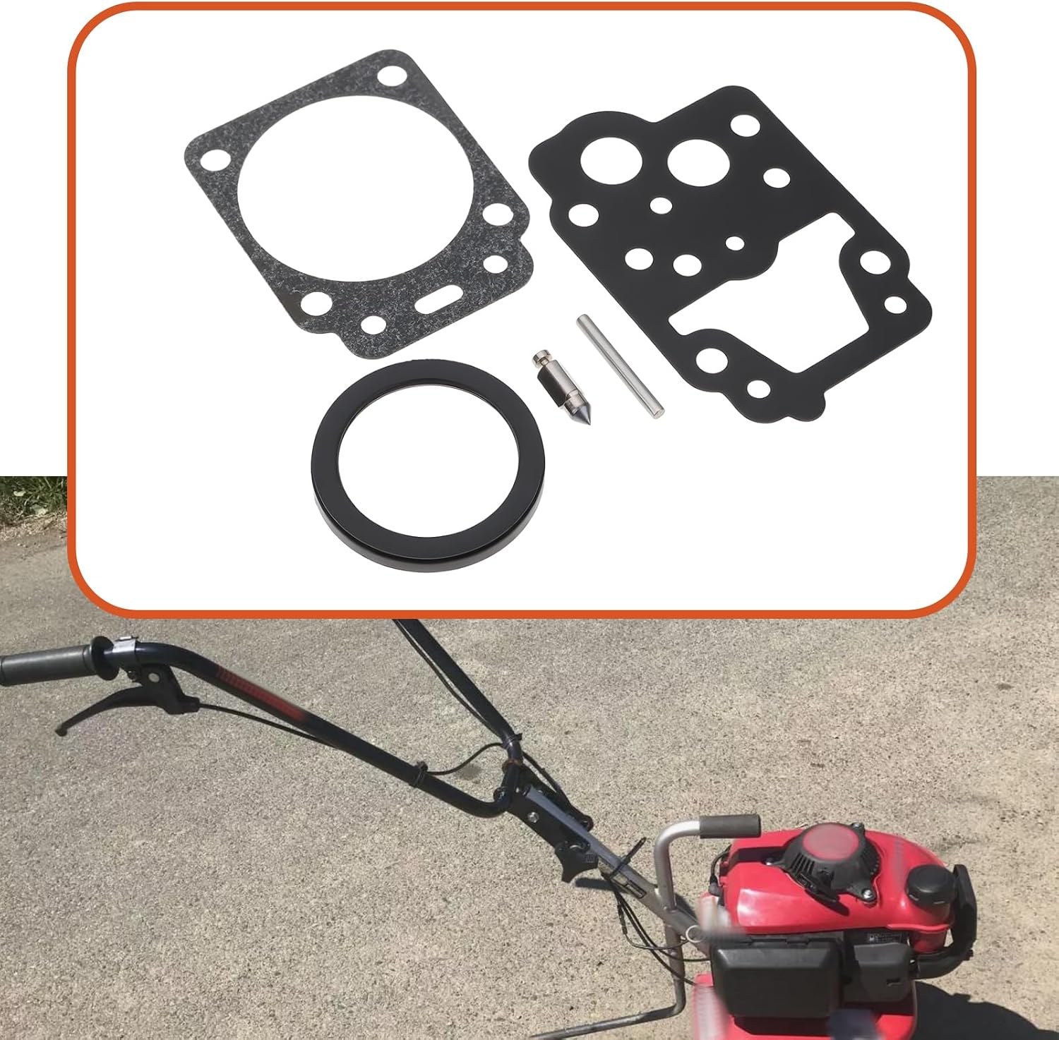 Carburetor Service Repair Kit for Brushcutter Trimmer Multi Tool Compatible with The Handy THPMT 52cc Compatible with Parker