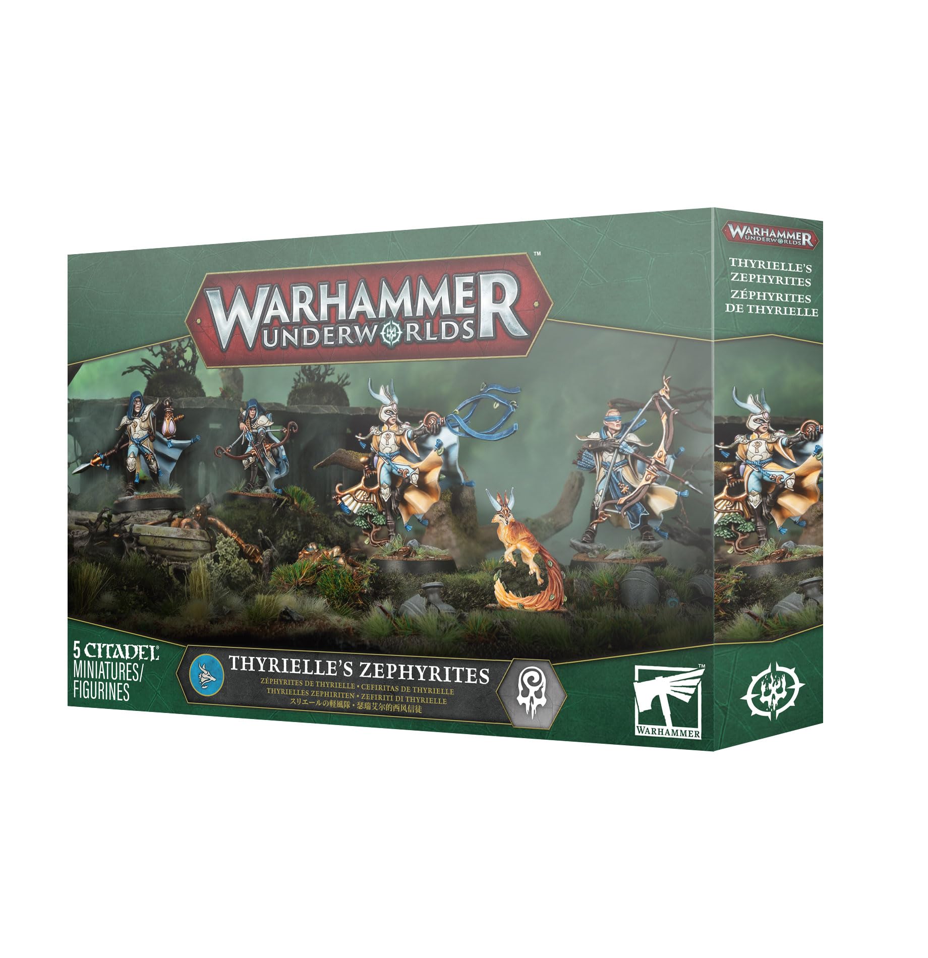 Figurines de collection Thyrielle Zephyrites Warhammer de haute précision - 2