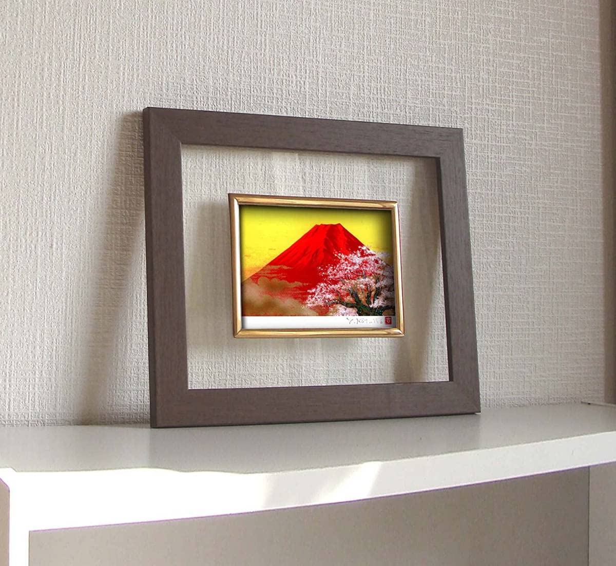 金箔赤富士開運アート【額縁つき】