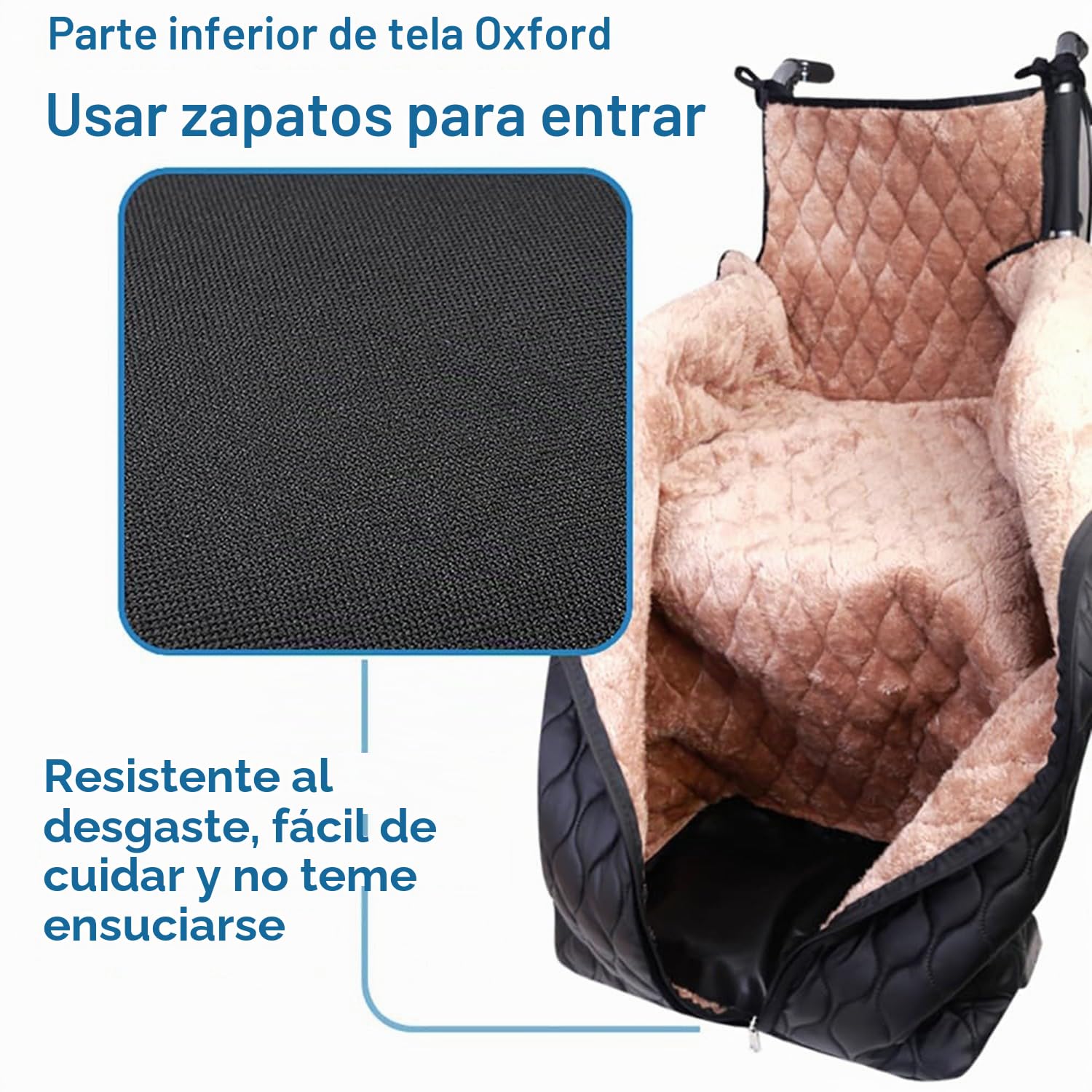 Manta para Silla De Ruedas para Calidez, Saco para Silla De Ruedas, Manta Gruesa con Forro Polar, Impermeable, Funda para Piernas para Silla De Ruedas, Accesorio para Silla De Ruedas