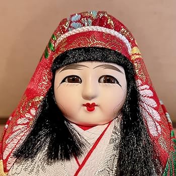 Amazon | 姫ダルマ 1対 昭和 レトロ 日本人形 家庭円満 商売繁盛