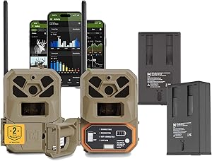 Moultrie Edge 2 Pro Cellular Trail Camera - Auto Connect Nationwide 4G LTE - On Demand 40MP Photo - 1440P Video with HD Audio - Ai False Trigger Elimination - 100 Ft Detection Range - No-Glow Flash asin的图片