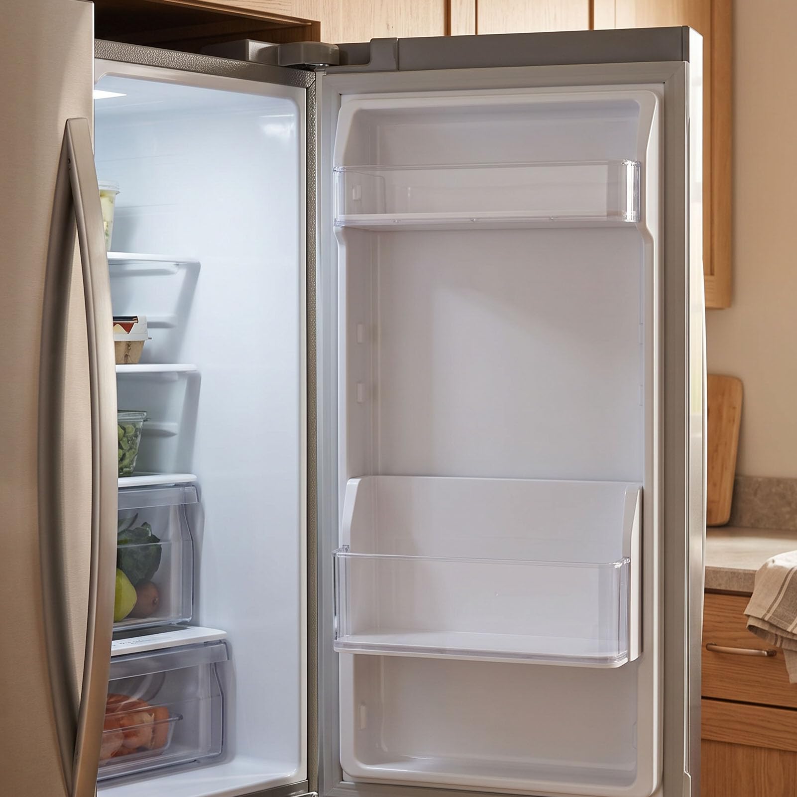 Luocute Estante de Puerta para Refrigerador LFX28968ST/01