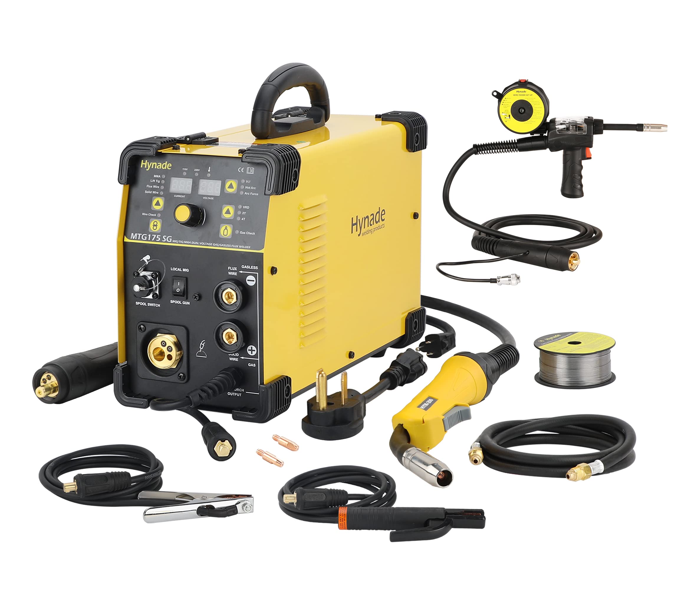 *SEE NOTES* Mig Tig MMA Welder, Spool Mig Lift Tig Stick MultiFunction
