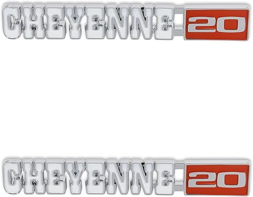 Brothers Trucks 04-593 Par de emblemas de guardabarros - Cheyenne 20