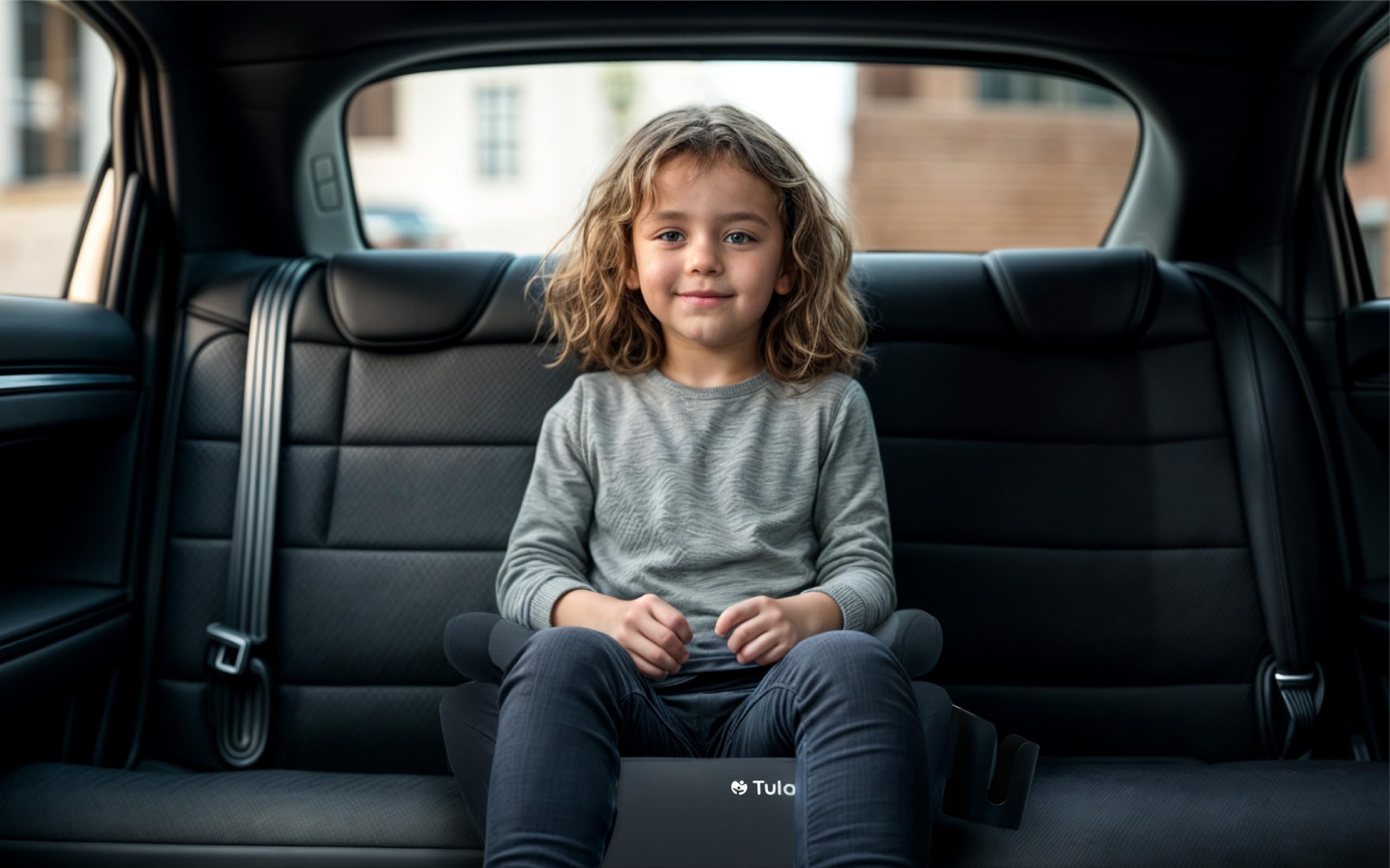 Tulano Cabby 35 podkładka na siedzenie dziecięce 15–36 kg dla dzieci 125–150 cm od 4 lat, bezpieczna podkładka na siedzenie samochodowe dla dzieci z ISOFIX, skierowana do przodu, ergonomicznie