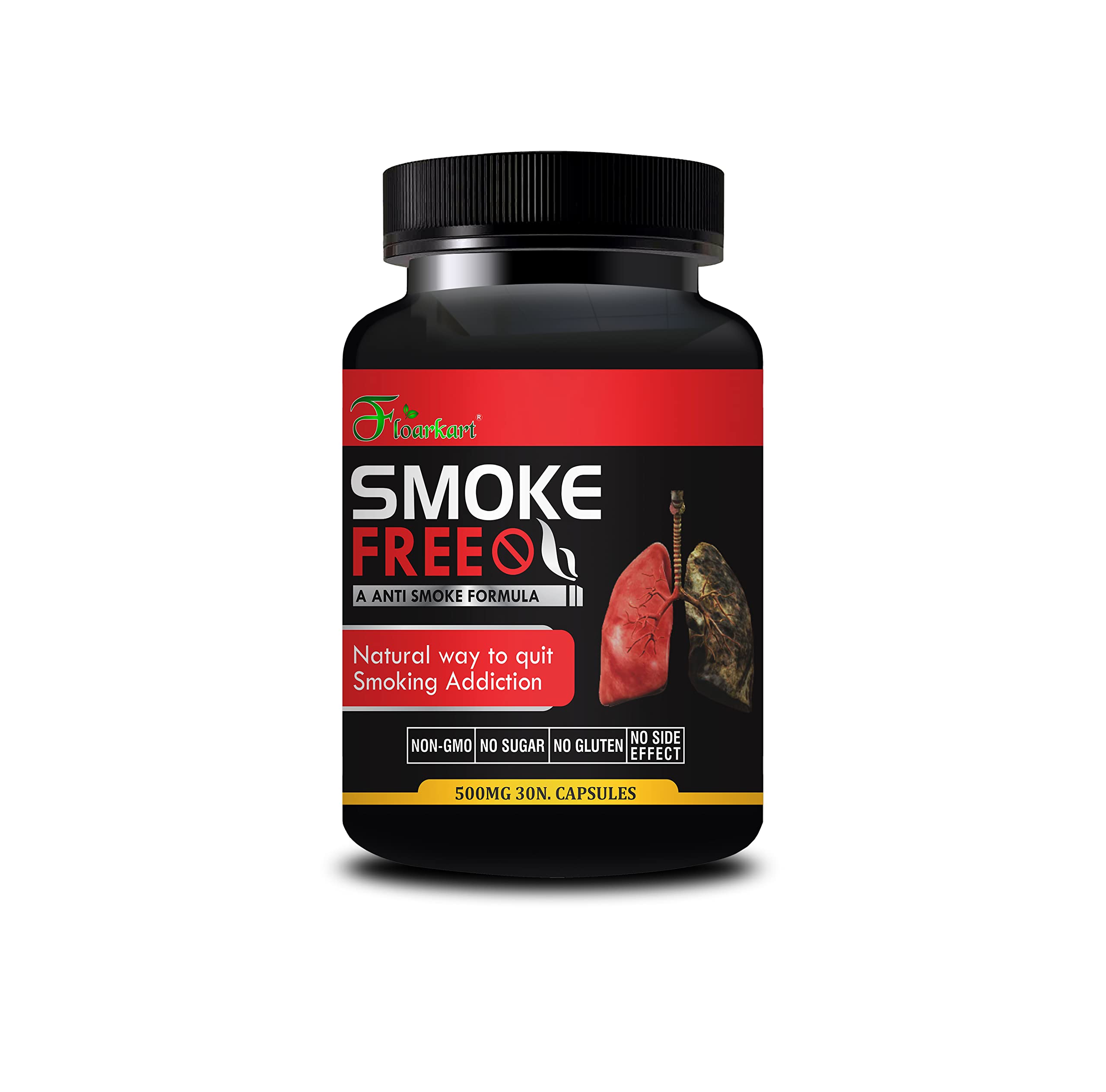 Smoke Free Capsules Support To Quit Smoking And Alcohol .Zero side effects(Pk of 1-30 Capsule)-image-8