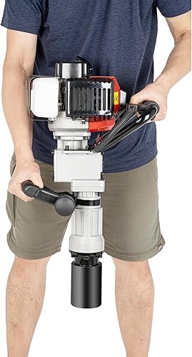 Miniatura 4 de Controlador de pila en T, controlador de pila de empuje a gas, controlador de pila de gasolina de 2 tiempos de 32.6 CC, controlador de pila de mano