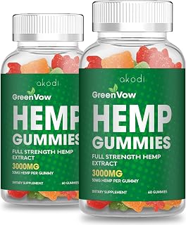 Green Vow Hemp - GreenVow Hemp Gummy (2 Pack, 120 Gummies)