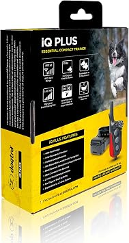 Dogtra iQ Plus Dog Training Collar with Remote for Dogs 10 lbs and Up, 400 Yard Range Rechargeable E Collar, 100 Levels, Nick, Constant, Pager Vibration, IPX9K Waterproof Receiver, 2 Dog Expandable