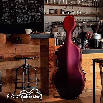 CFC-2S カーボンマック チェロケース ワインレッド Amazon | チェロケース カーボンマック CFC-2S サテン ワイン