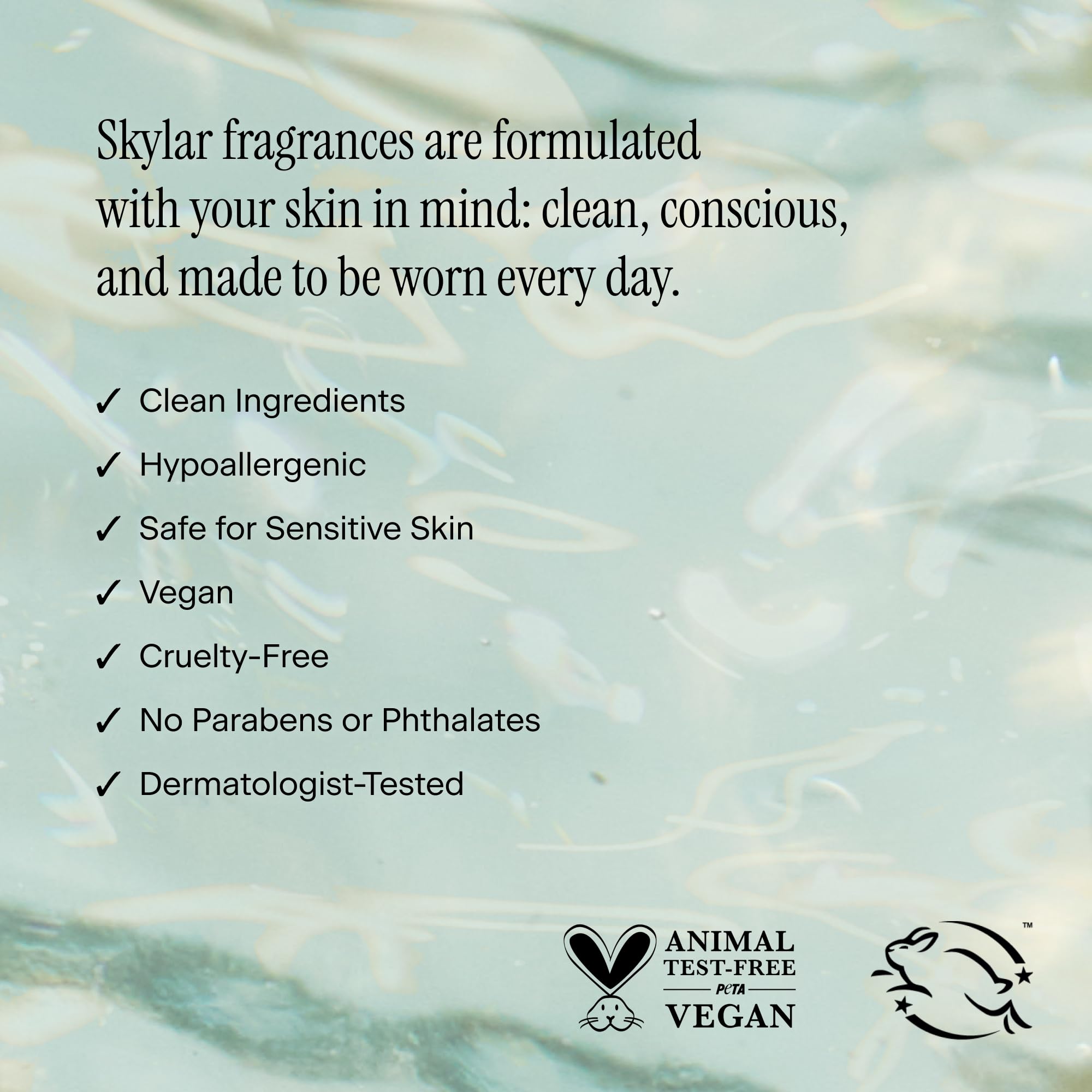 Skylar Isle Escape Eau de Parfum - Hypoallergenic & Clean Perfume for Women & Men, Vegan & Safe for Sensitive Skin - Fresh Perfume with Notes of Bergamot, Cardamom & Sandalwood - 50mL /1.7 Fl oz