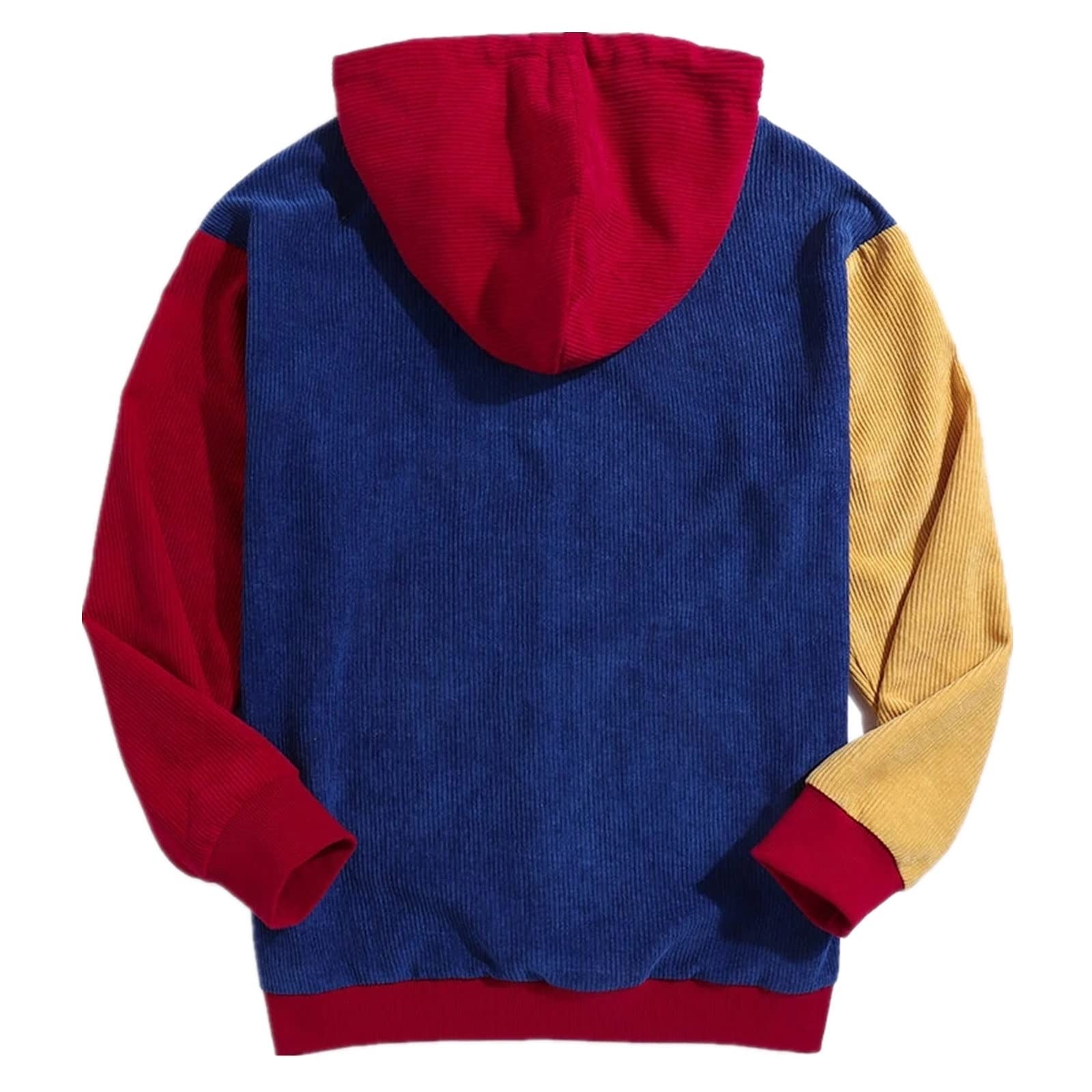 Amazon.co.jp: パーカー メンズ 秋服 メンズ カラーブロック パッチ 