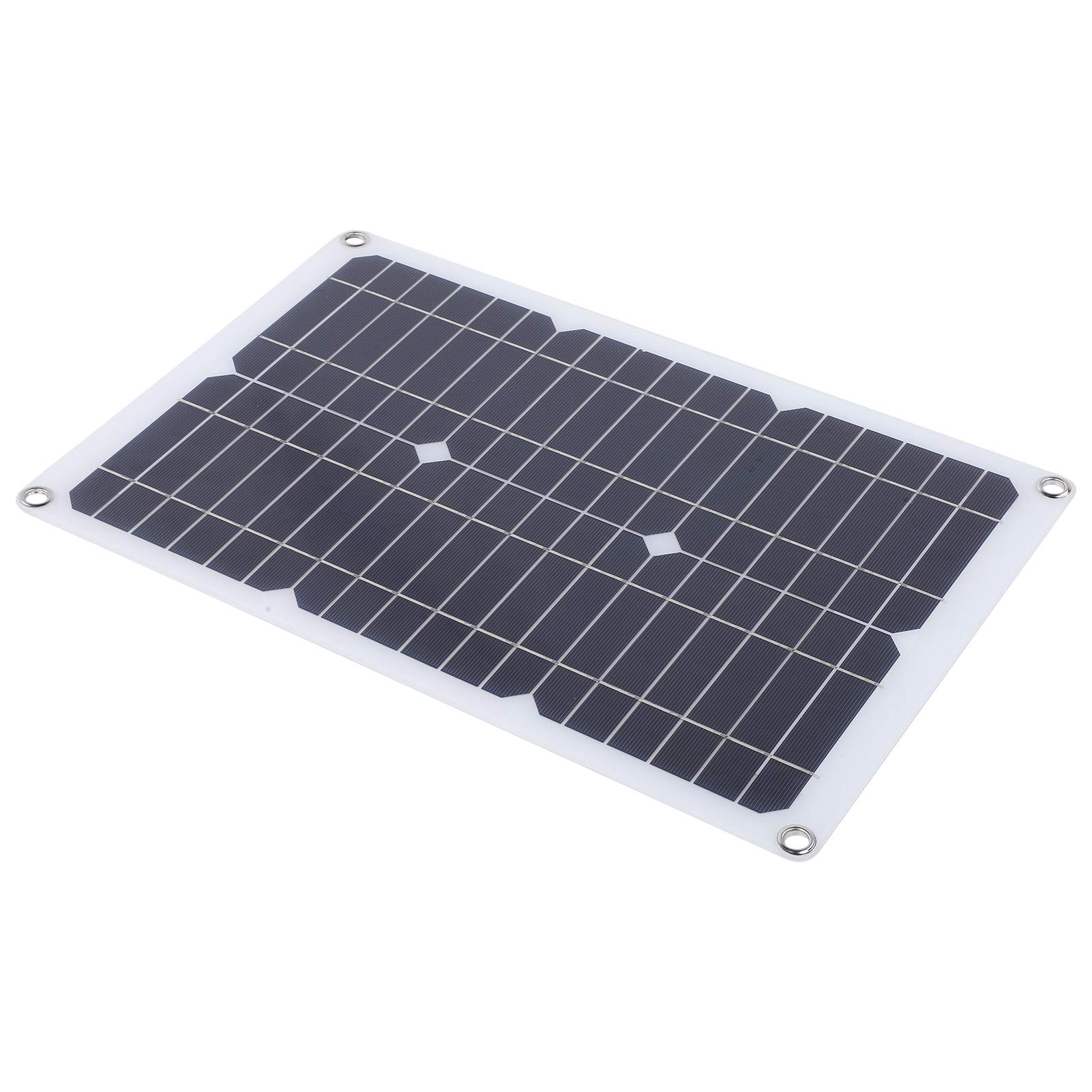 Diyeeni Pannello Solare Monocristallino 20W 18V, Doppia USB Portatile