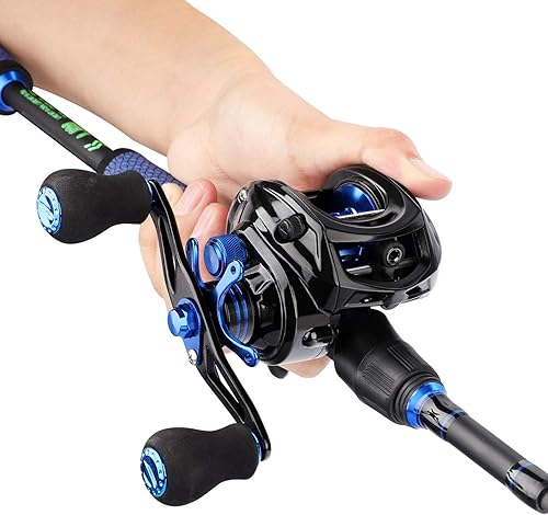 Miniatura 2 de Sougayilang - Caña de pescar robalo de carbono ligera y portátil, separable en 4 piezas para viajes, pesca en agua dulce de spinning y casting.