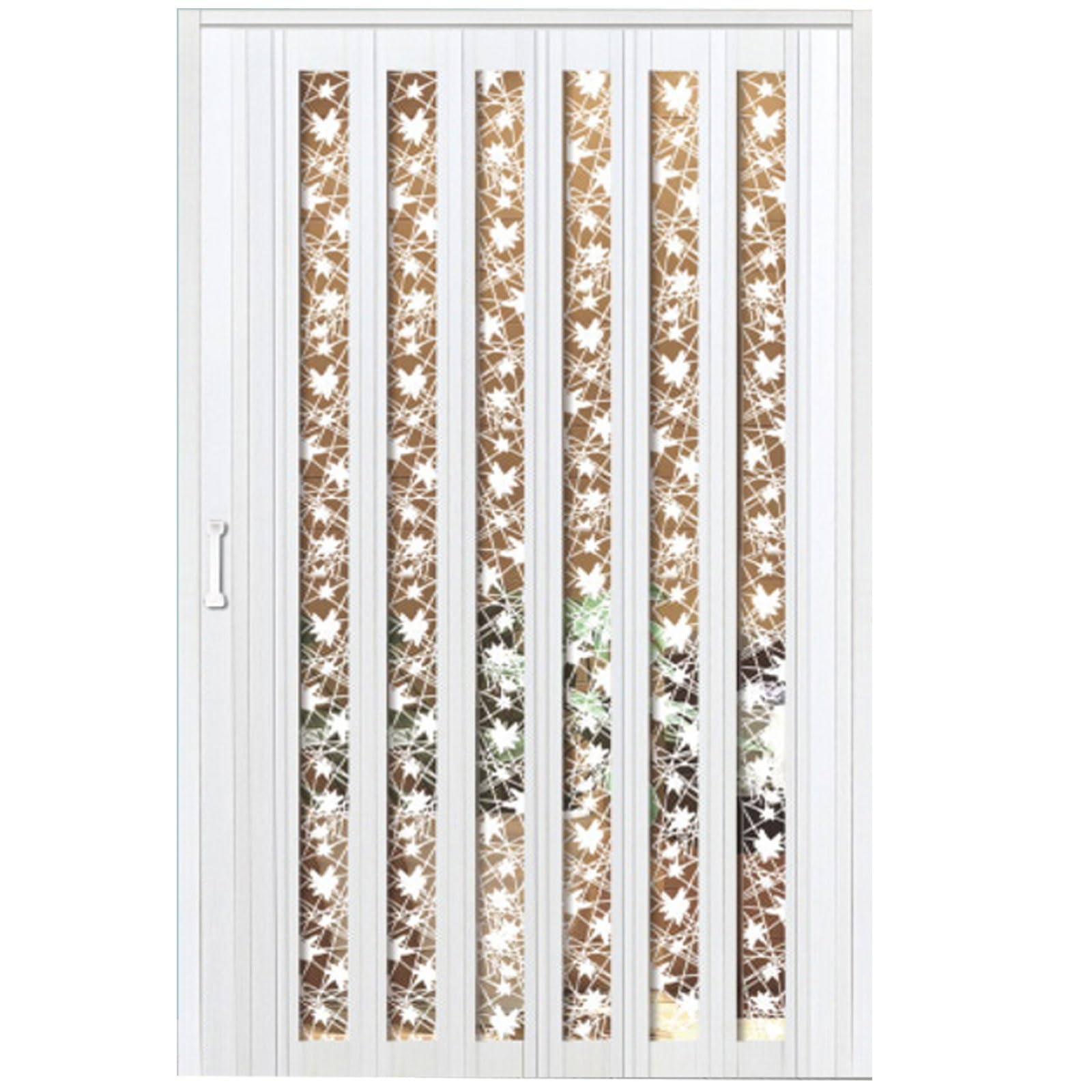 Portes pliantes en verre pour l'intérieur et séparations de pièce en PVC