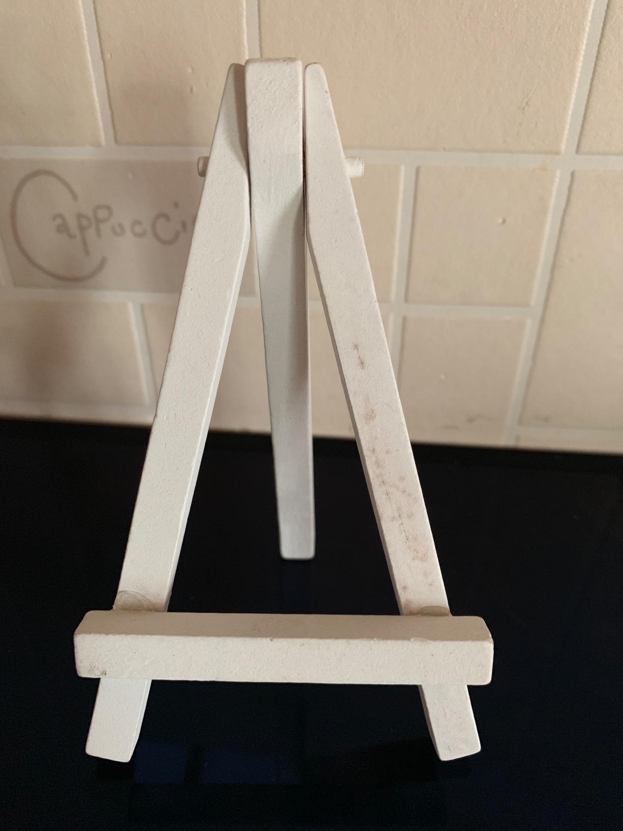 Ginger Ray Mini Wood Easels Great for Weddings & Parties Vintage Affair,White,Pack of 3