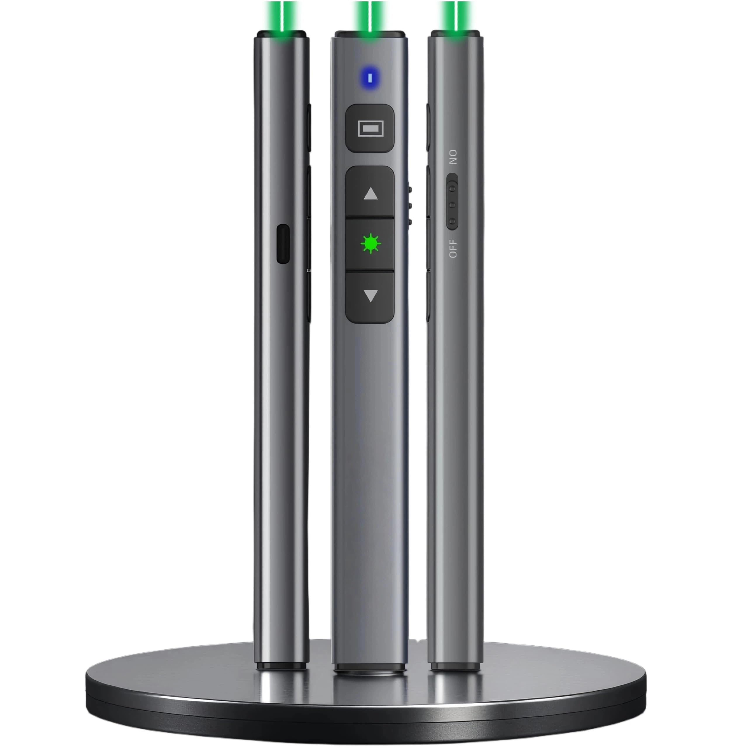 Amazon.co.jp: [BlueTooth + USB] 2in1 充電式 緑 レーザーポインター