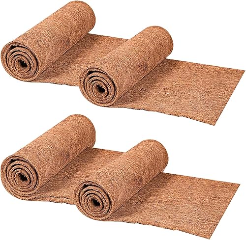 Miniatura 1 de 4 rollos de 16 x 40 pulgadas (15.7 in*39.4 in) Coco Liner Roll Coco Liner Roll Coco Liner Roll Coco Antideslizante Ice and Snow Tapetes Natural