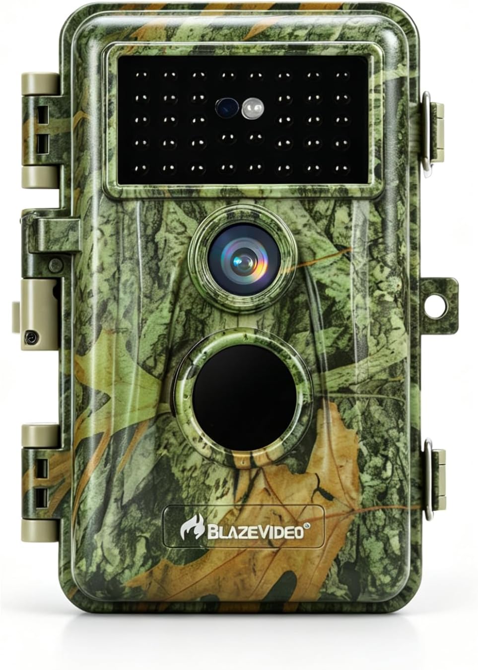 Trail & Game Camera, 64MP 1296P H.264 MP4 Video Cam with 940nm No Glow Night Vision Motion Activated IP66 Waterproof for Outdoor Wildlife Monitoring, Yard Security, Animal Observation