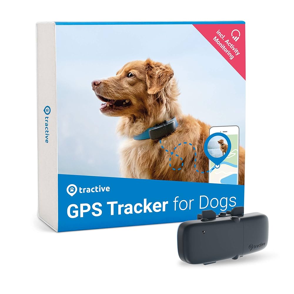 Tractive TRDOG1 Wodoodporny Lokalizator GPS dla Psów, 7.2 x