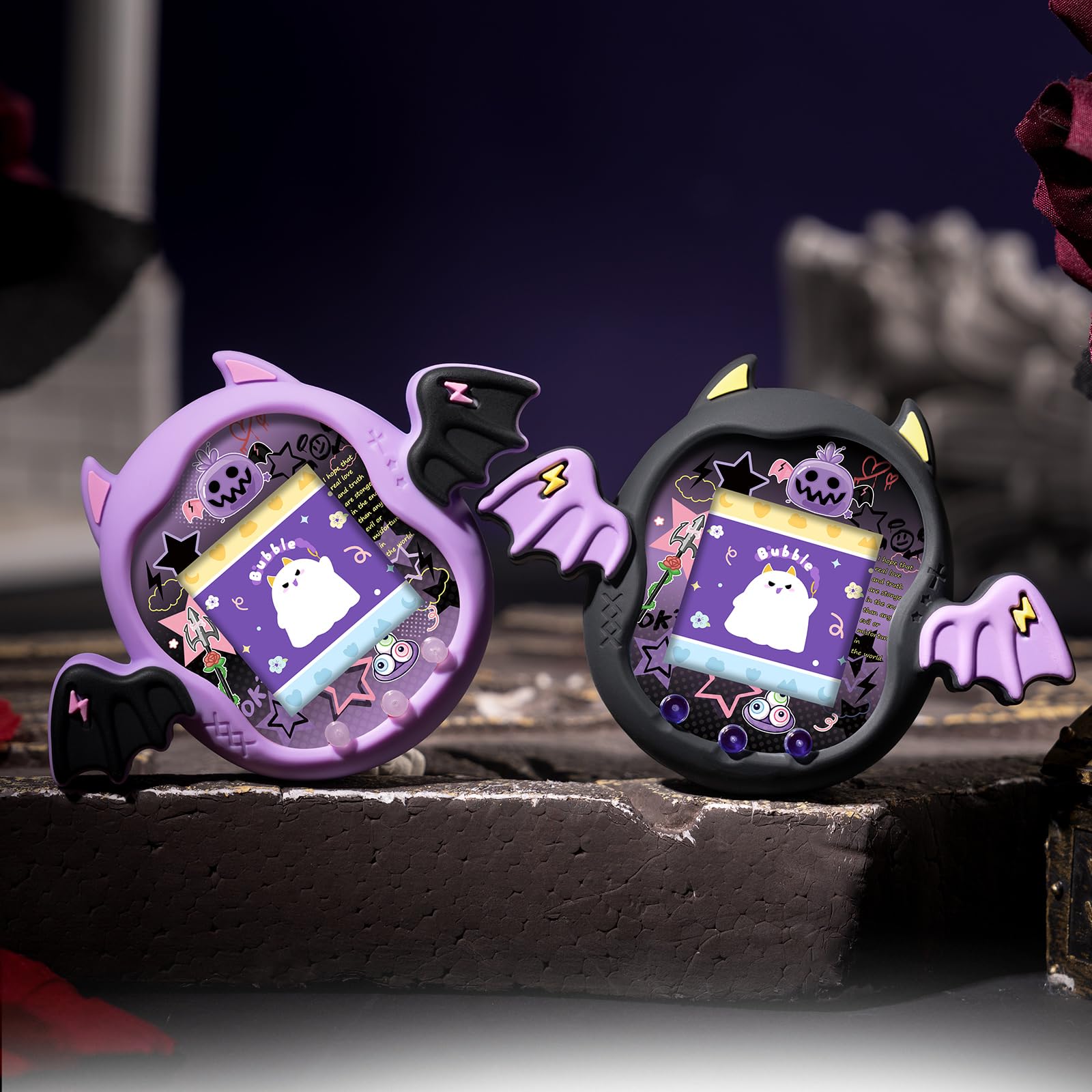 Amazon.com: BUBBLELOGUS Devil Wing Case for Tamagotchi Uni