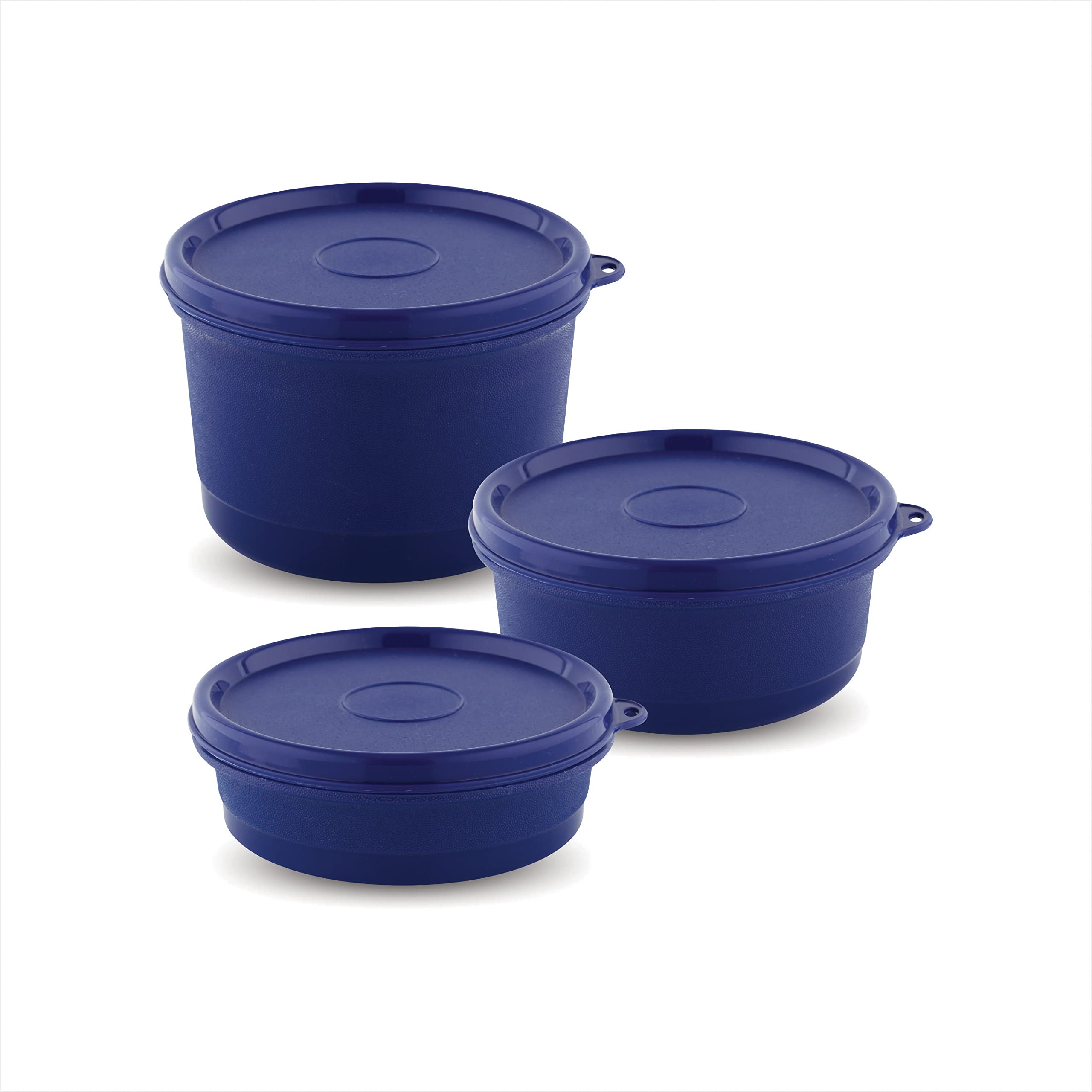 Attro Set of 3 Micron Stainless Steel Double Wall Storage Containers Airtight & Leak Proof Containers for Office Use, School, Picnic, 550 Ml, 400 Ml & 270 Ml - Blue (B0BZSR86KD) Amazon Price History, Amazon Price Tracker