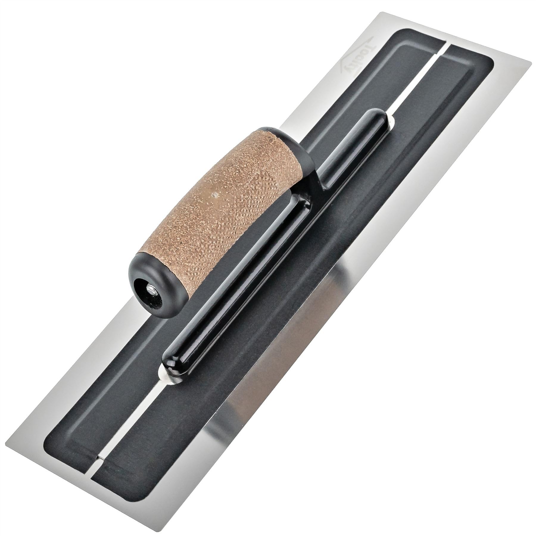 Paleta flexible con mango de corcho, acero inoxidable, 110 x 360 mm
