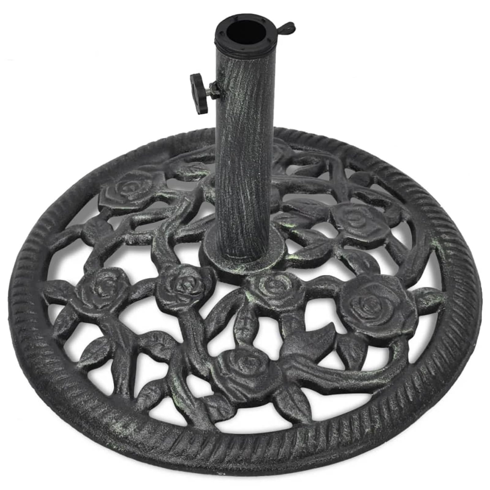 Base ombrellone in ghisa 12 kg 48 cm,Prato e Giardino,Vita all'aperto,Accessori per ombrelloni e Parasole,Basi per ombrelli da esterno-42171