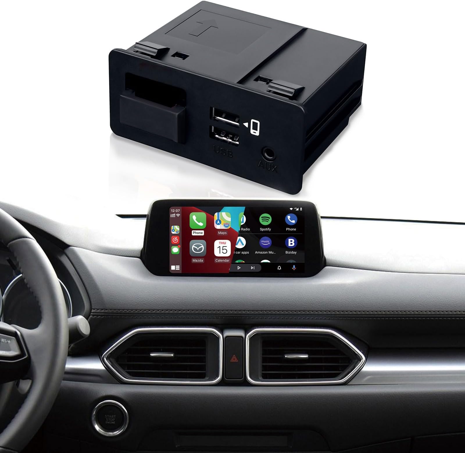 Mazda Carplay Y Android Auto Retrofit TK78-66-9U0C OEM Hub Se Adapta Al Sistema Mzd Connect 0008fz34 Adaptador Apple Carplay Compatible Con Mazda Mazda Carplay Y Android Auto Retrofit TK78-66-9U0C OEM Hub Se Adapta Al Sistema Mzd Connect 0008fz34 Adaptador Apple Carplay Compatible Con Mazda
