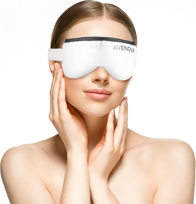 Avenova Moist Heating Eye Compress Mask Reusable & Microwavable Eye