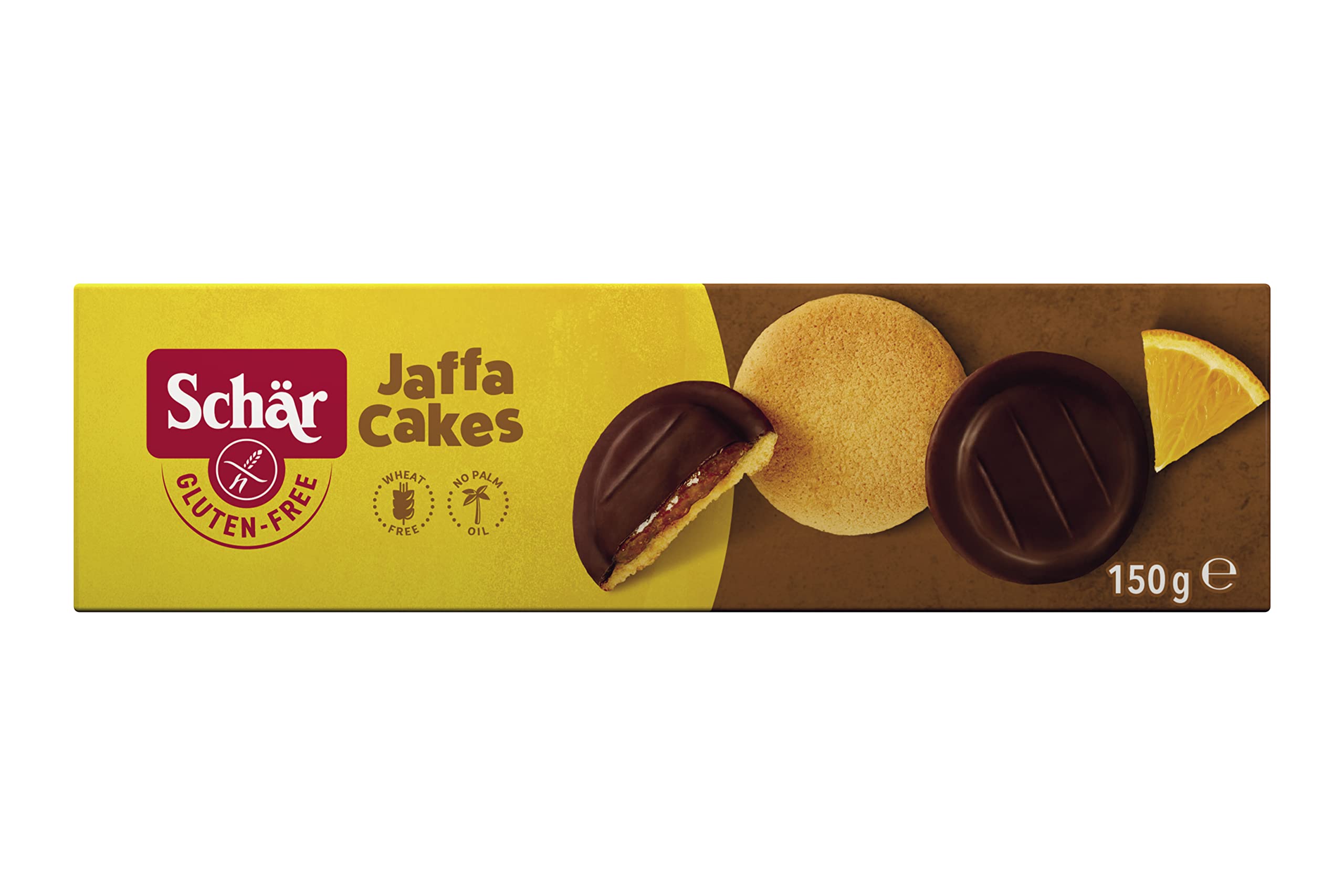 Schär Gâteaux Jaffa sans gluten – 8 x 150 g