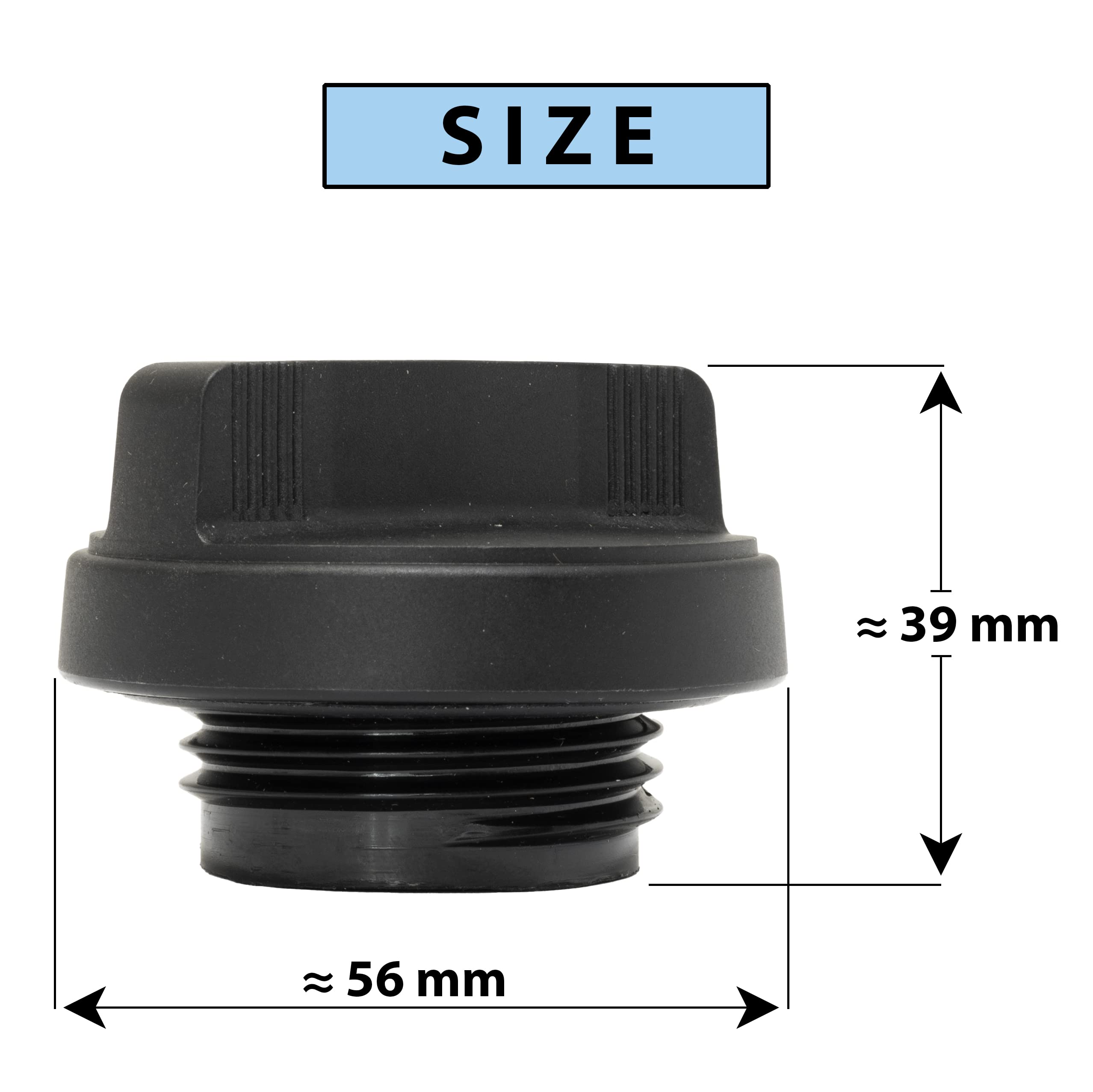 AERZETIX - C66369 - Tappo di riempimento olio - materiale: plastica - compatibile con numeri OE 12180 38010, 12180 40020 - riparazione, officina, auto