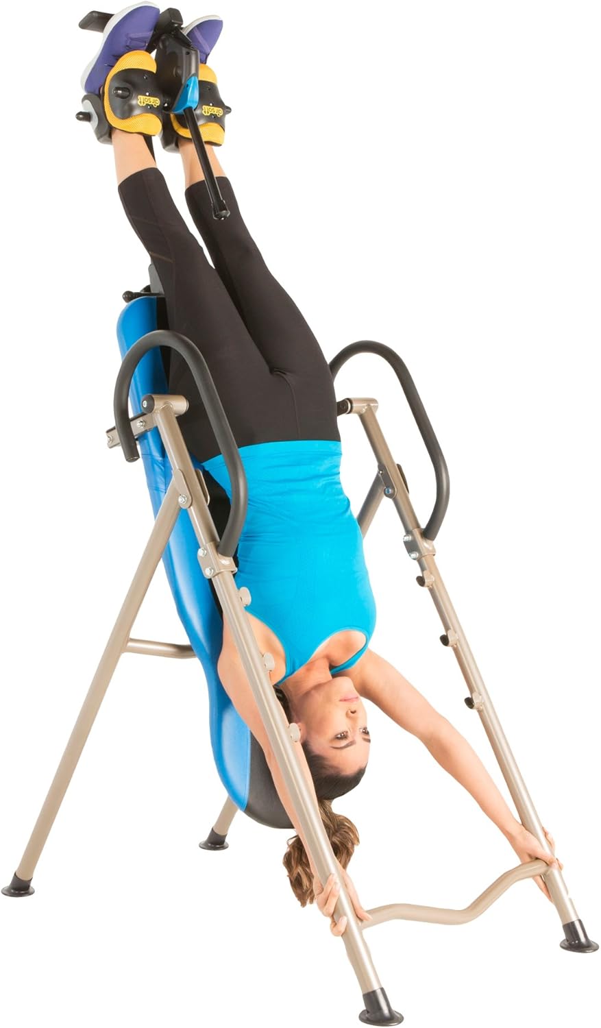 Exerpeutic 225SL Inversion Table with AIRSOFT No Pinch Ankle Holders, ‘SURELOCK’ Safety Ratchet System, and Lumbar Support : Sports & Outdoors